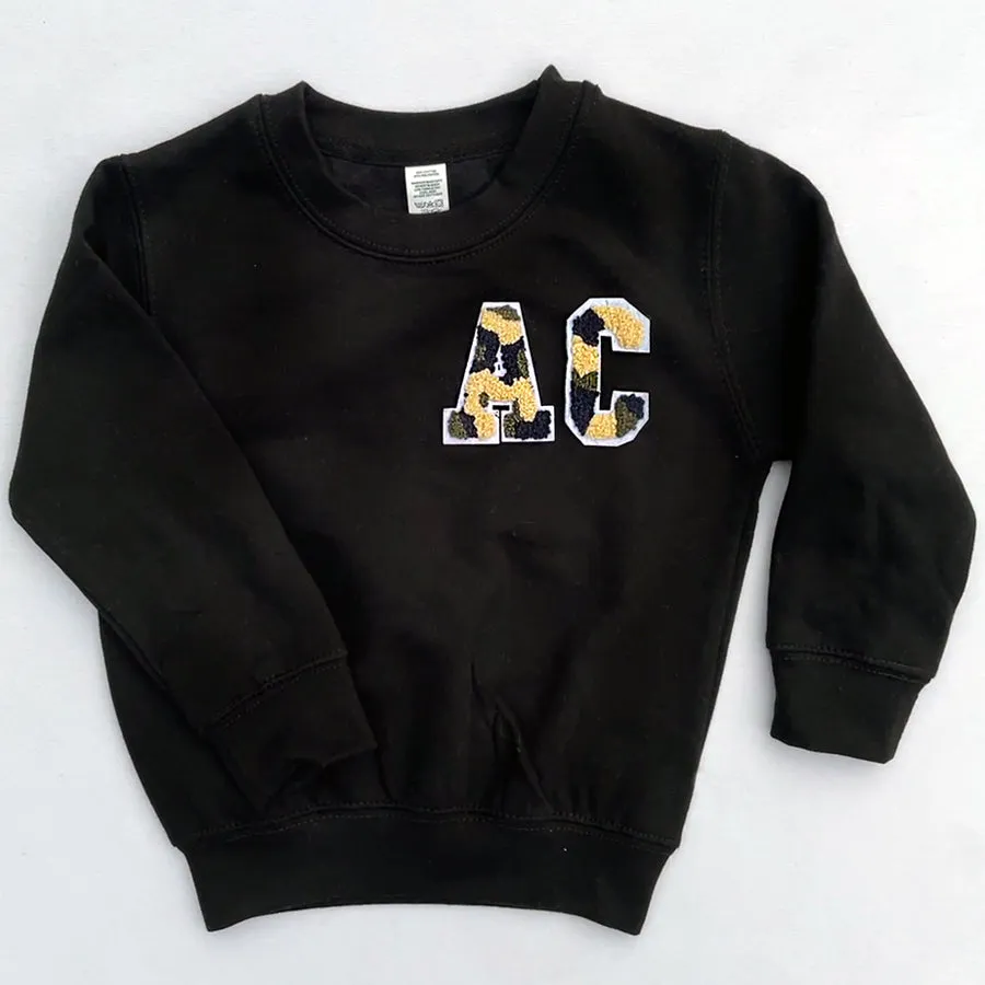 Patch 22 Camo Kids Sweatshirt boys fashion clearance