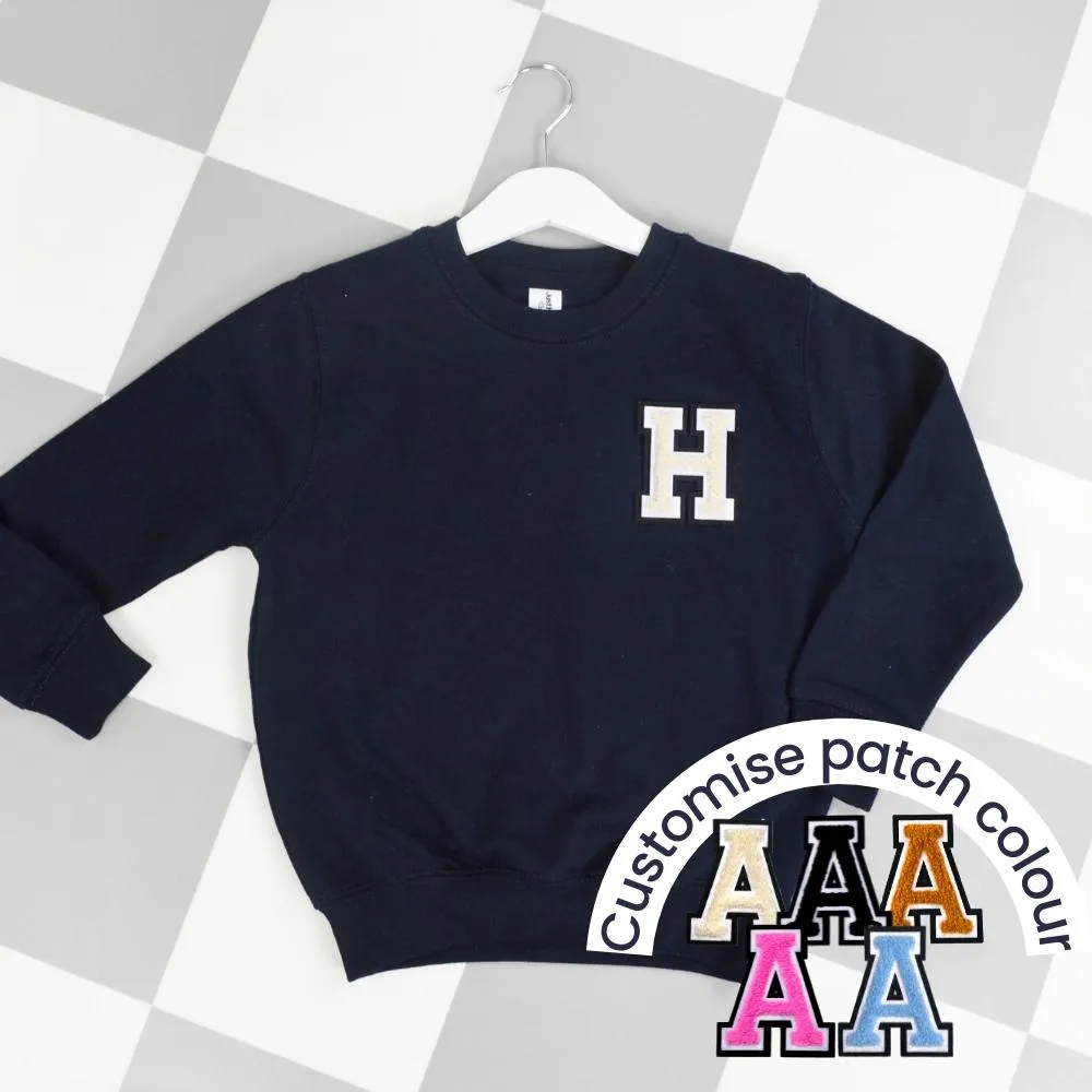 Patch 22 Kids Navy Initial Sweatshirt girls skirts clearance