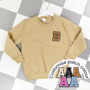 Patch 22 Kids Sand Initial Sweatshirt girls skirts clearance