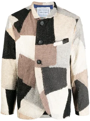 Patchwork Wool Jacket winter jackets clearance
