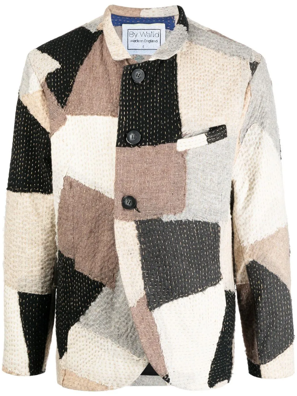 Patchwork Wool Jacket winter jackets clearance