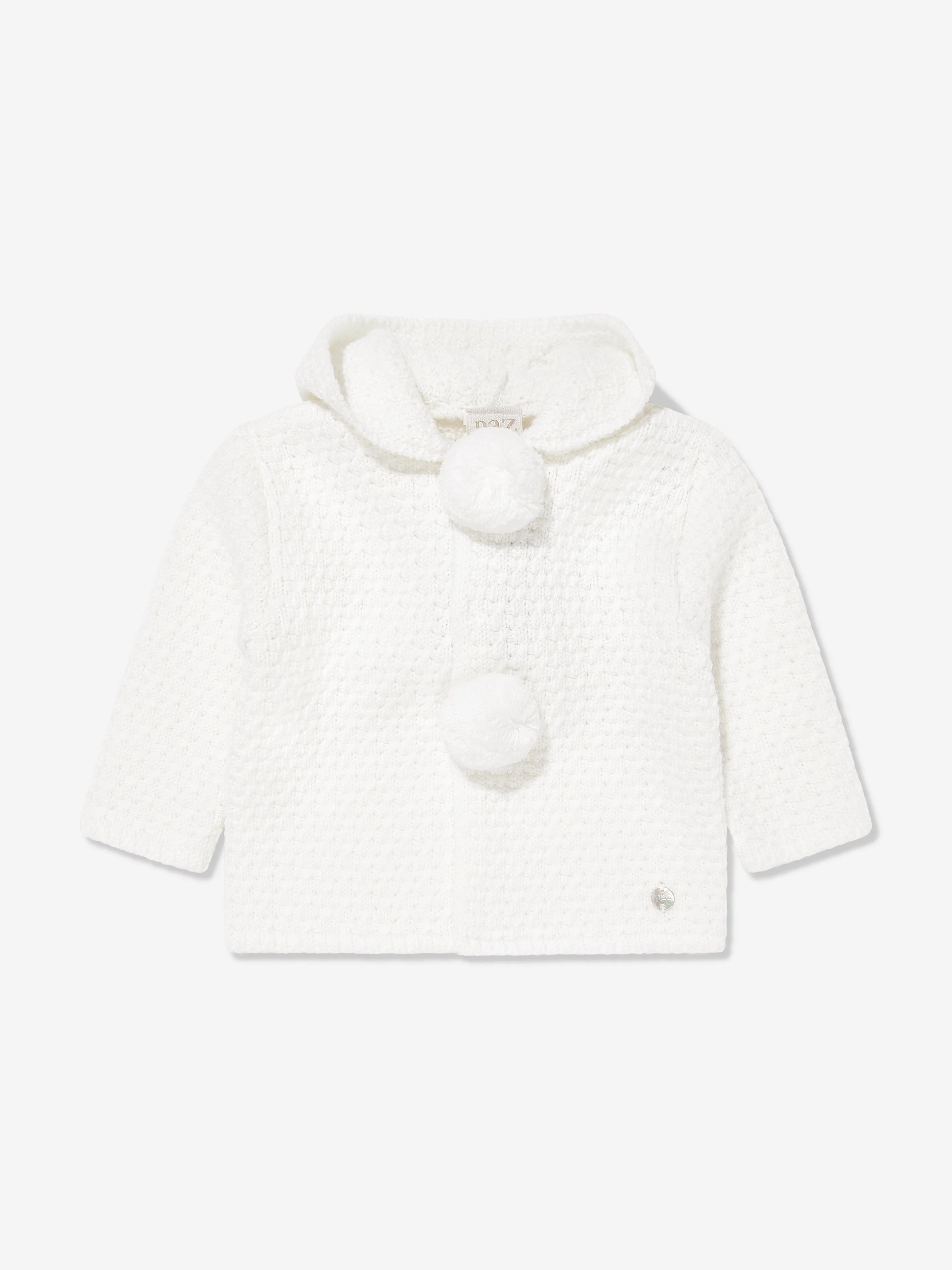 Paz Rodriguez Baby Woll Strickmantel in Elfenbein