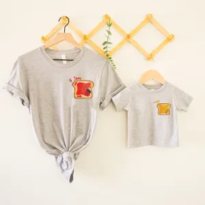 Peanut Butter & Jam Matching Mum & Kid T-shirts maternity dresses promo