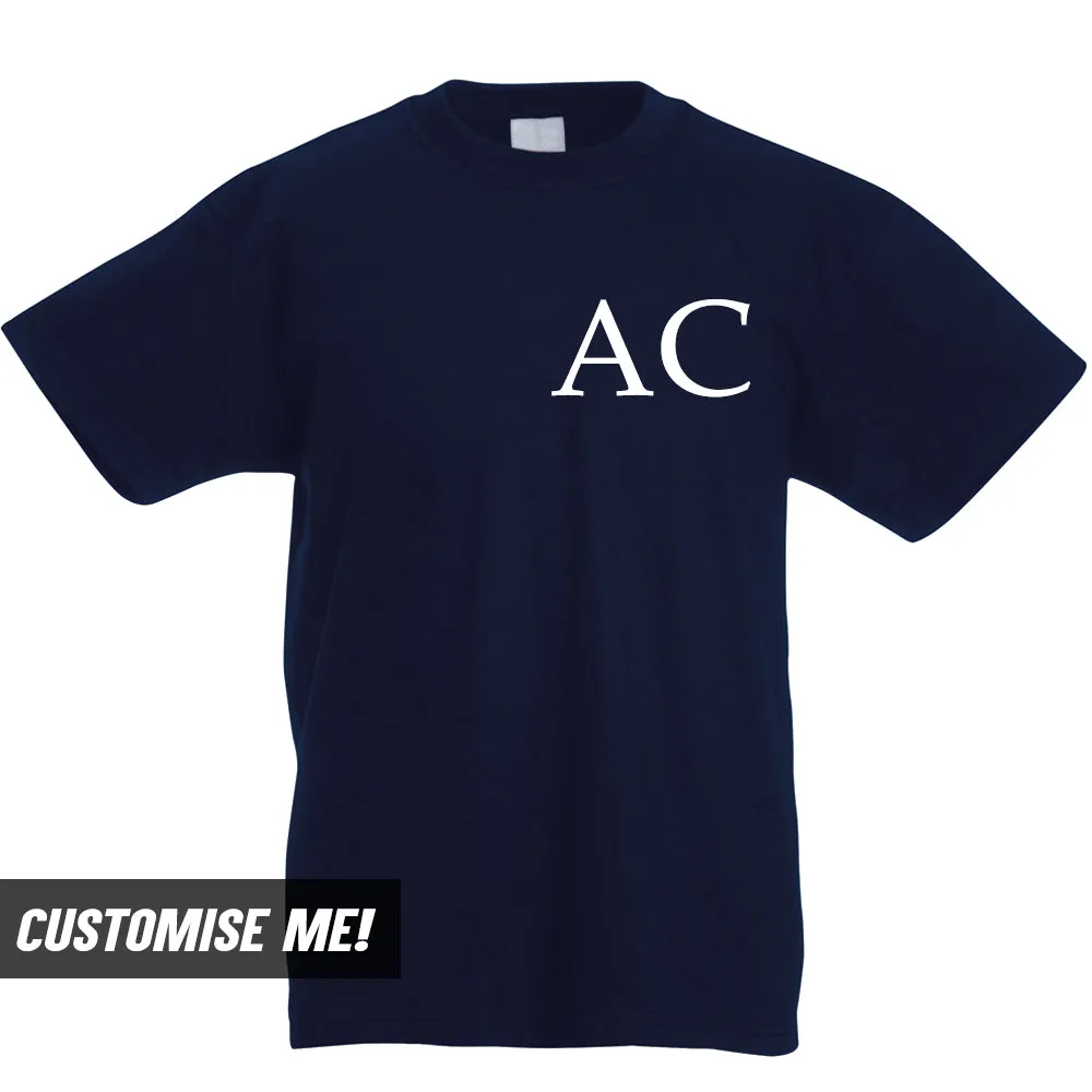Personalised Basics Initial T-Shirt (MRK X)