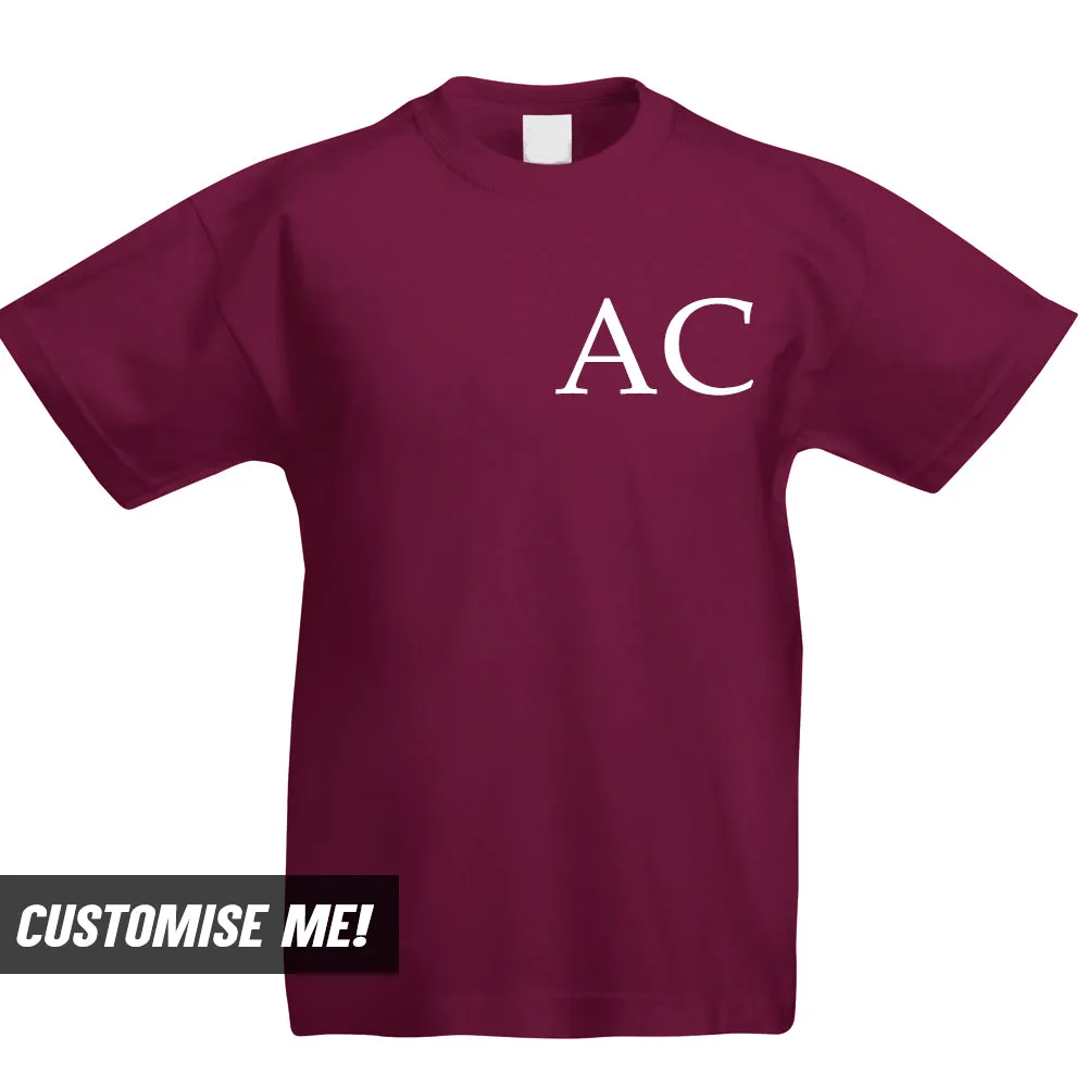 Personalised Basics Initial T-Shirt (MRK X)