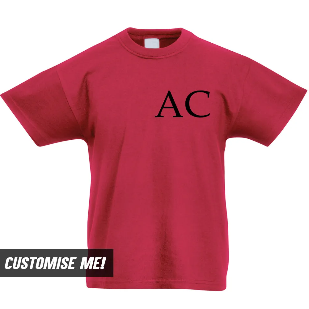 Personalised Basics Initial T-Shirt (MRK X)