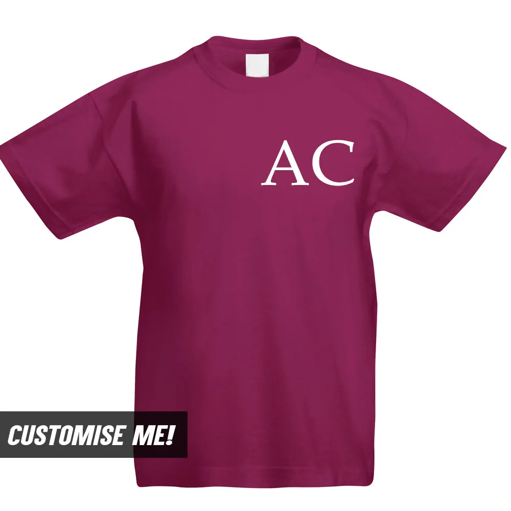 Personalised Basics Initial T-Shirt (MRK X)