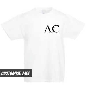 Personalised Basics Initial T-Shirt (MRK X) boys apparel promo code