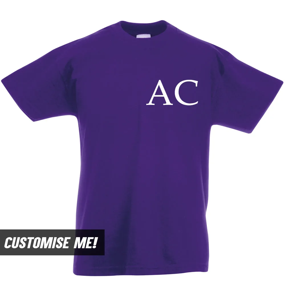 Personalised Basics Initial T-Shirt (MRK X)