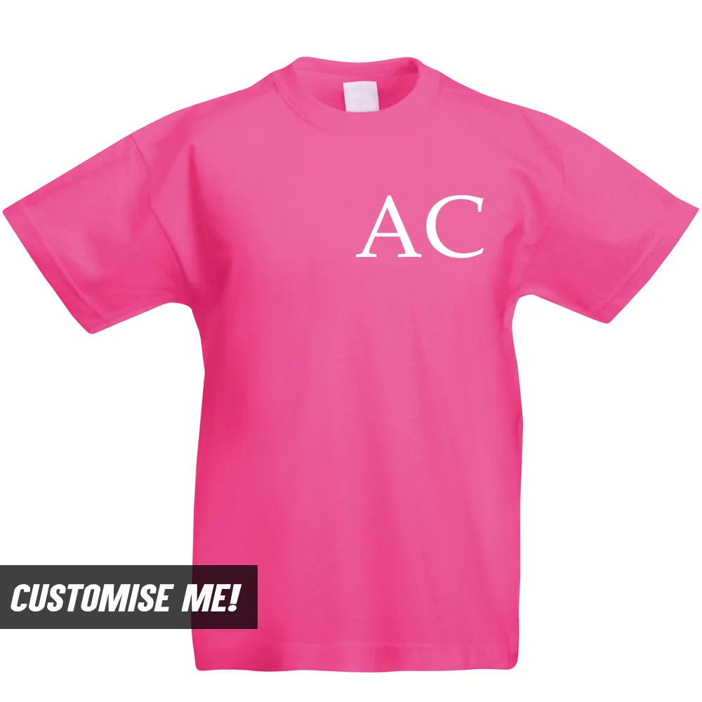 Personalised Basics Initial T-Shirt (MRK X)