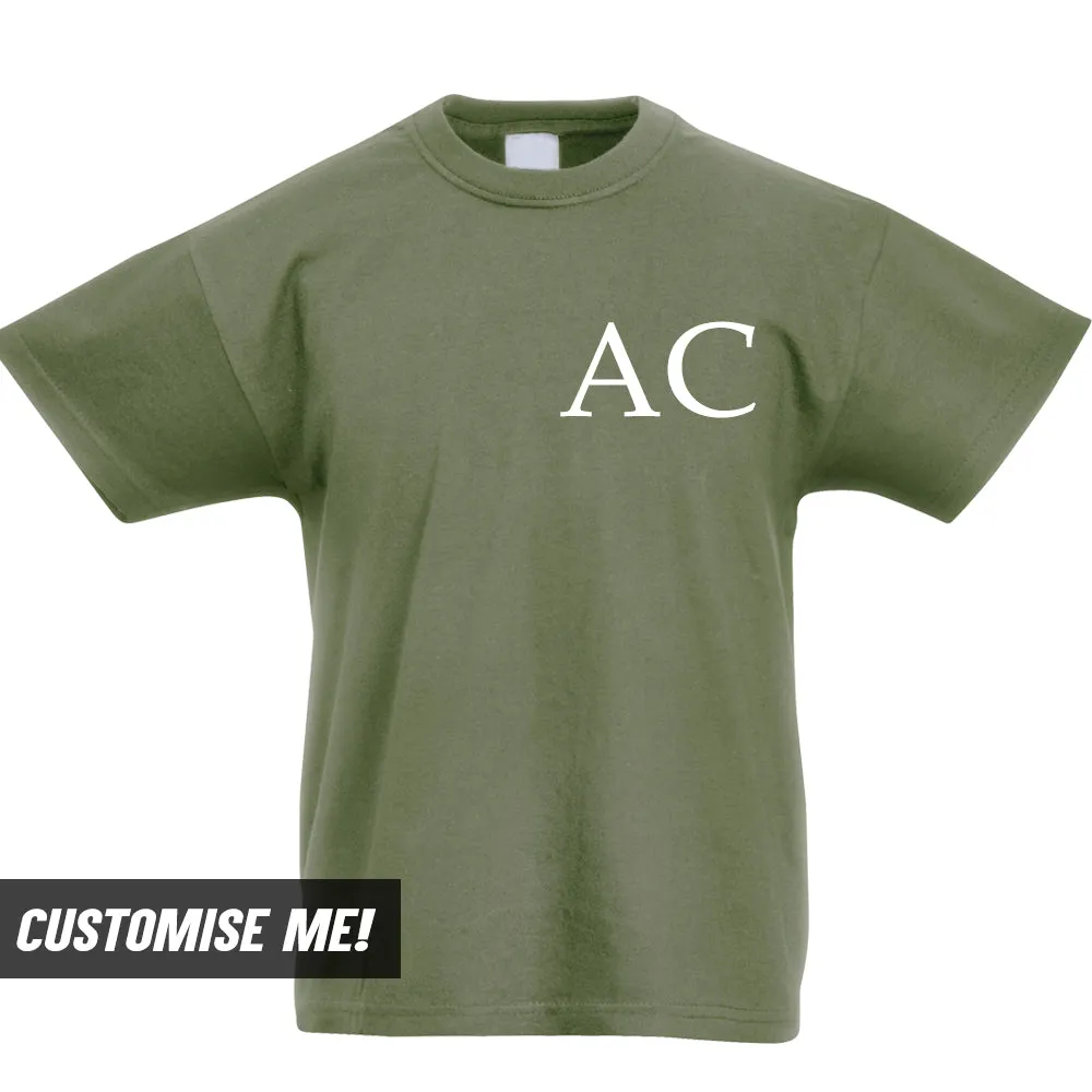 Personalised Basics Initial T-Shirt (MRK X)