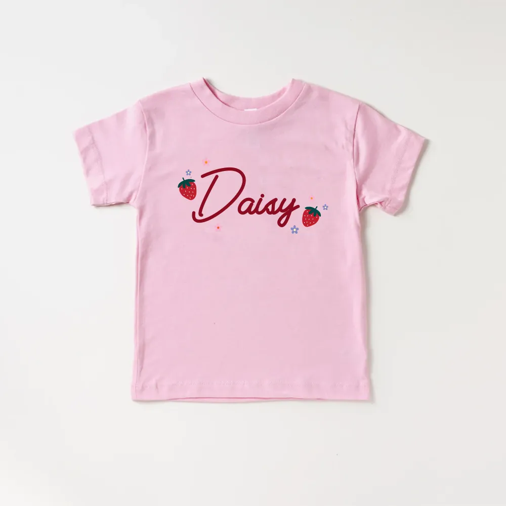 Personalised Berry Cute Spring Kids T-shirts