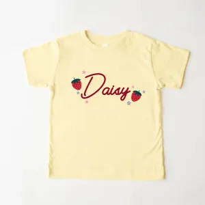 Personalised Berry Cute Spring Kids T-shirts girls pajamas promo