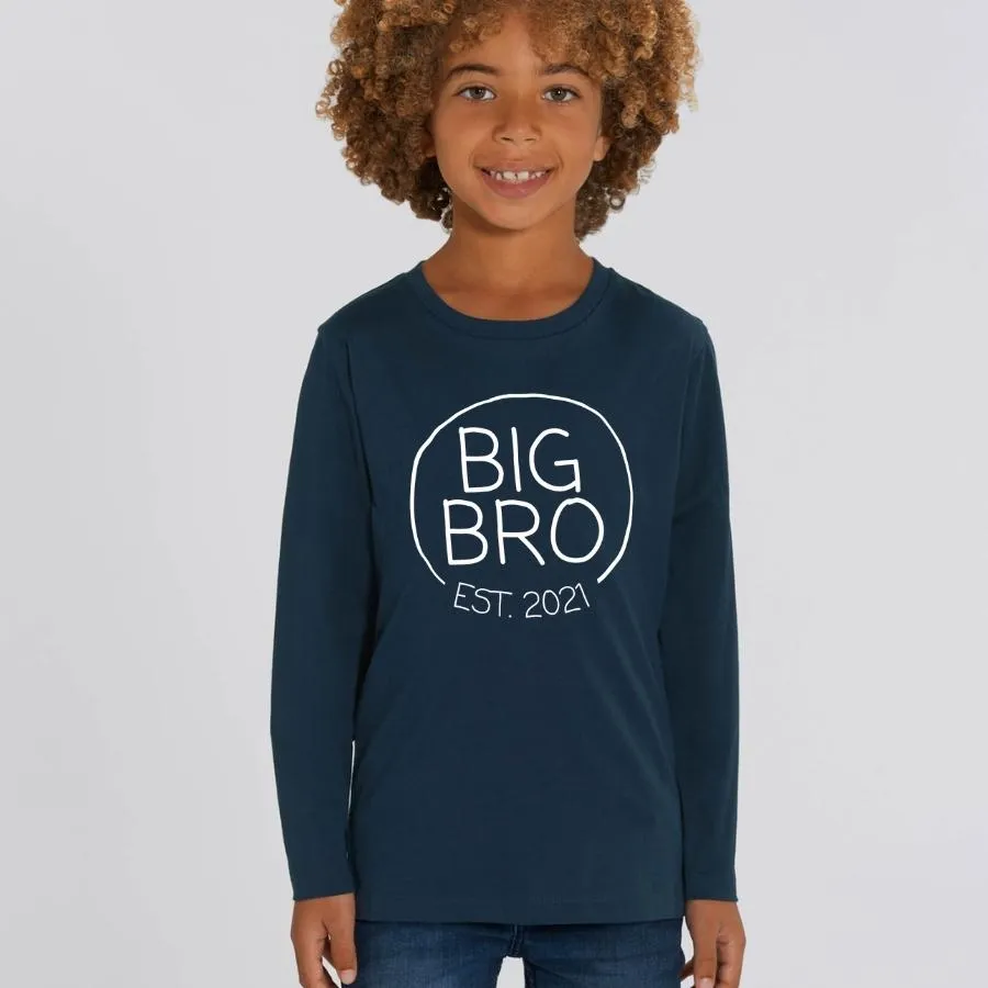 Personalised Big Bro Established Long Sleeve Top