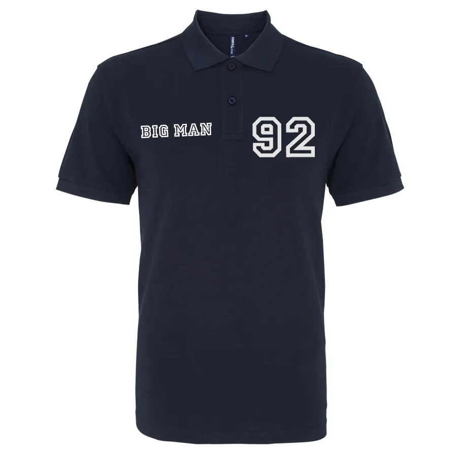 Personalised Big Man Little Man Polo Shirts (MRK X)