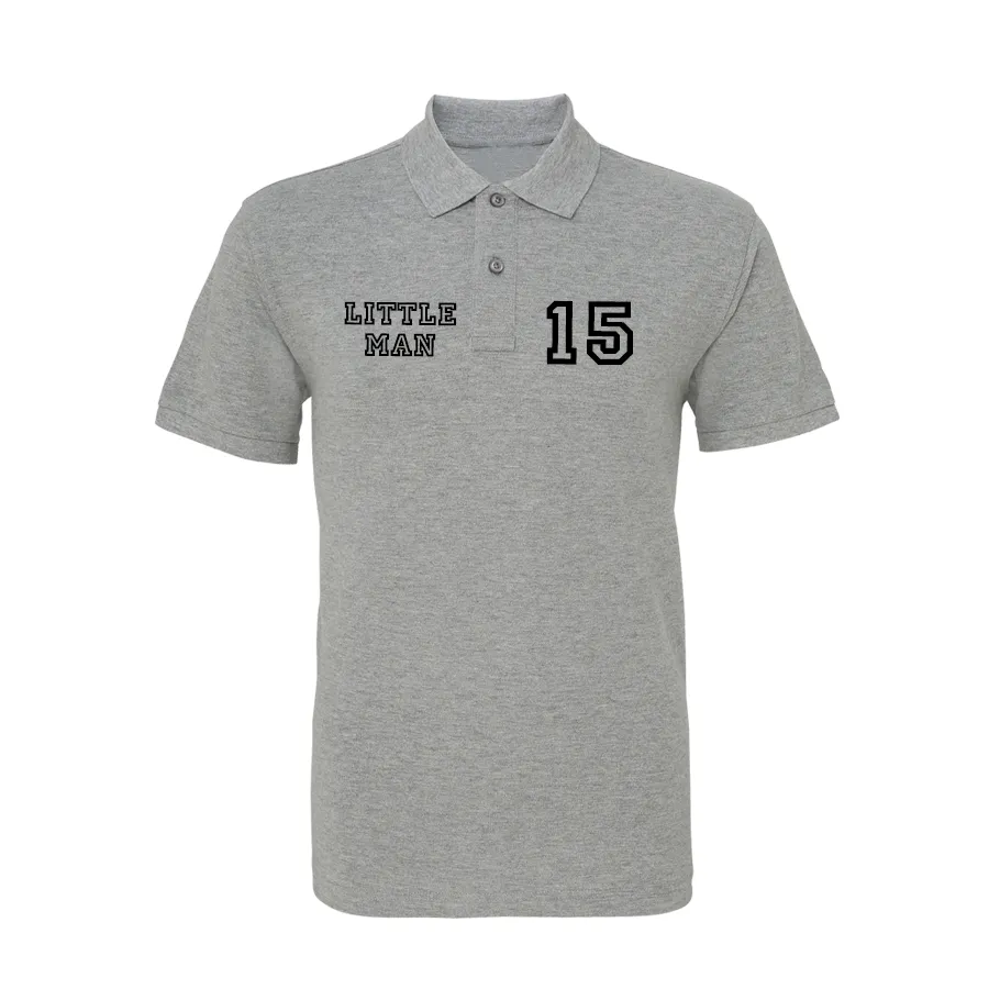 Personalised Big Man Little Man Polo Shirts (MRK X)