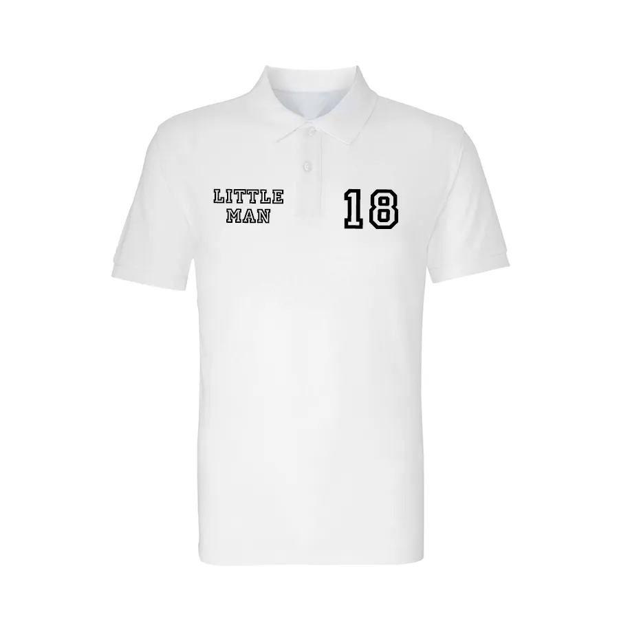 Personalised Big Man Little Man Polo Shirts (MRK X)
