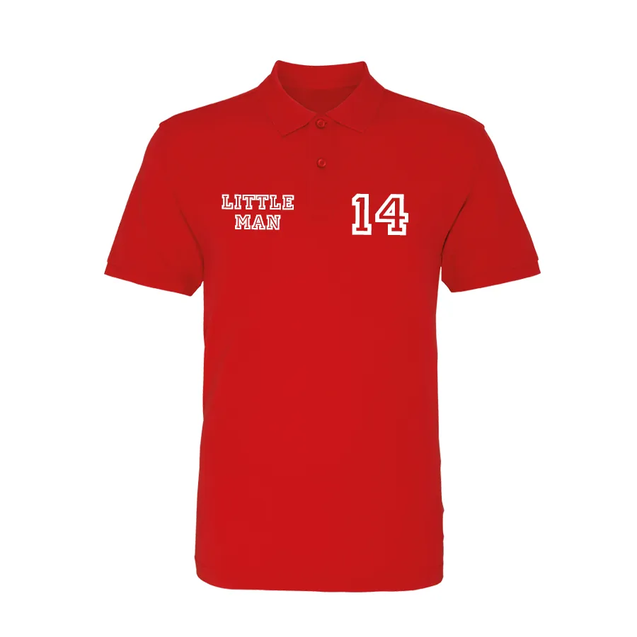 Personalised Big Man Little Man Polo Shirts (MRK X)