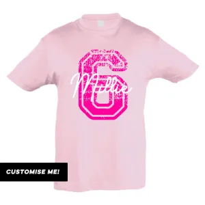Personalised Birthday Overlay T-Shirt (MRK X) boys apparel promo code