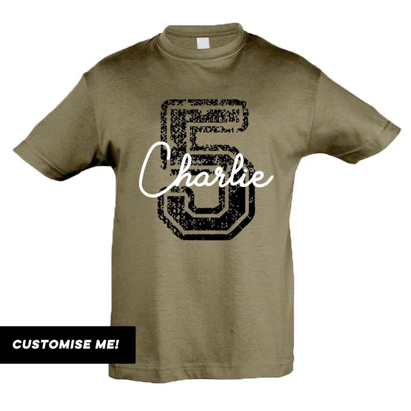 Personalised Birthday Overlay T-Shirt (MRK X)