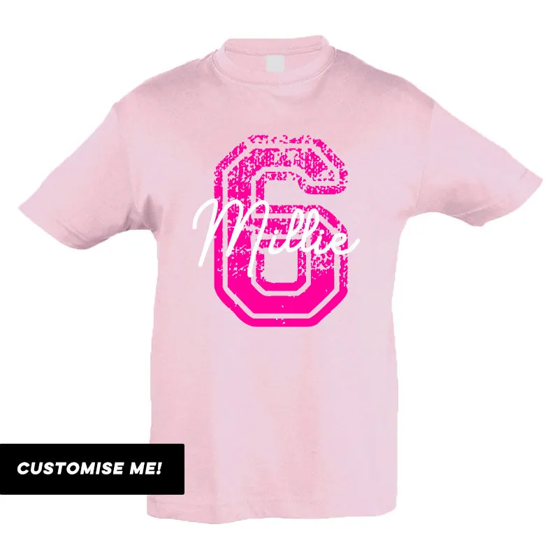 Personalised Birthday Overlay T-Shirt (MRK X)