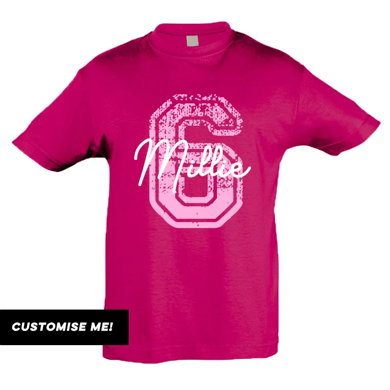 Personalised Birthday Overlay T-Shirt (MRK X)