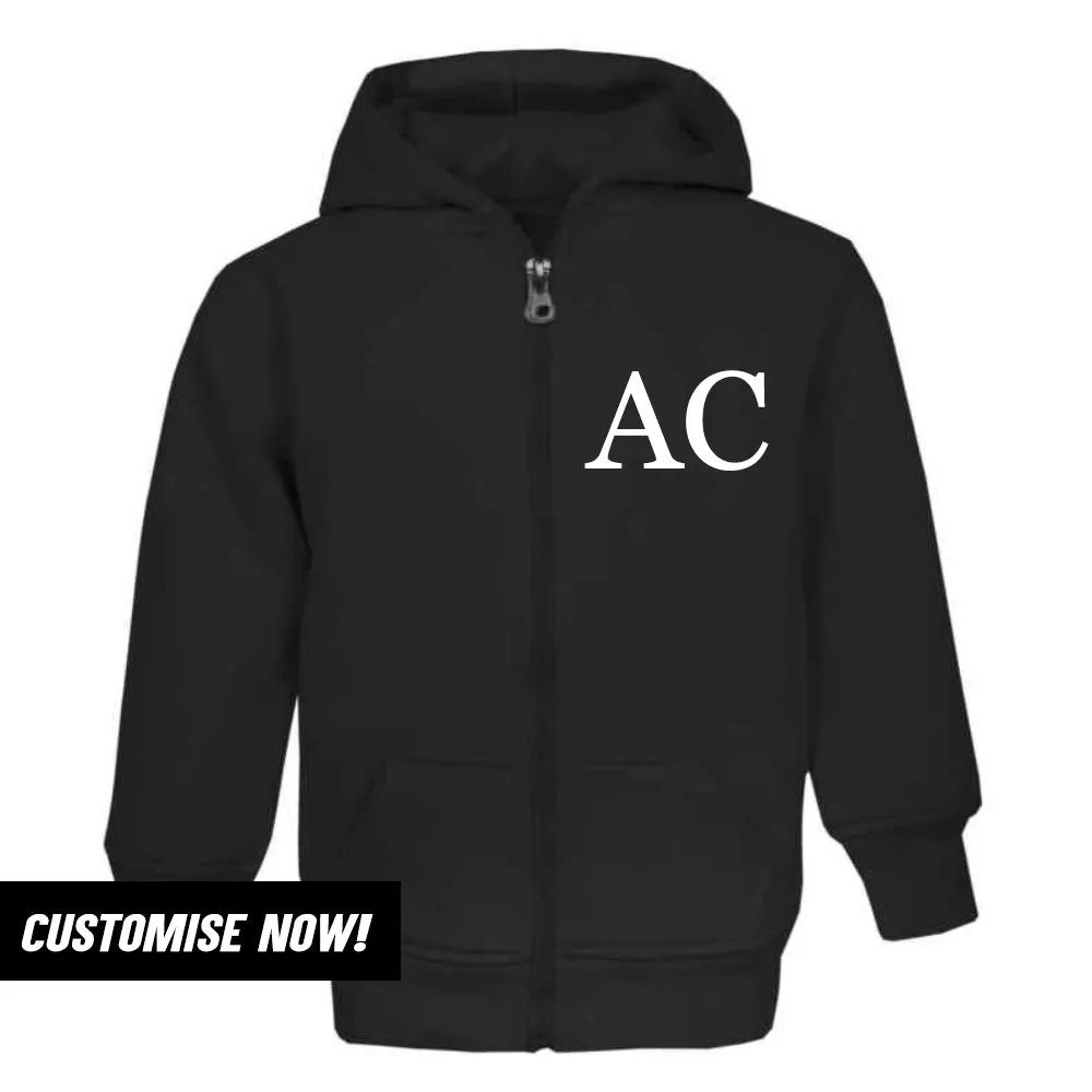 Personalised Brooklyn Zip-Hoodie Fleece Top (MRK X)