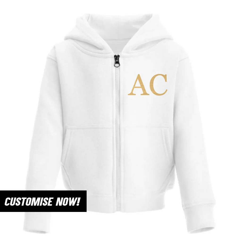 Personalised Brooklyn Zip-Hoodie Fleece Top (MRK X)