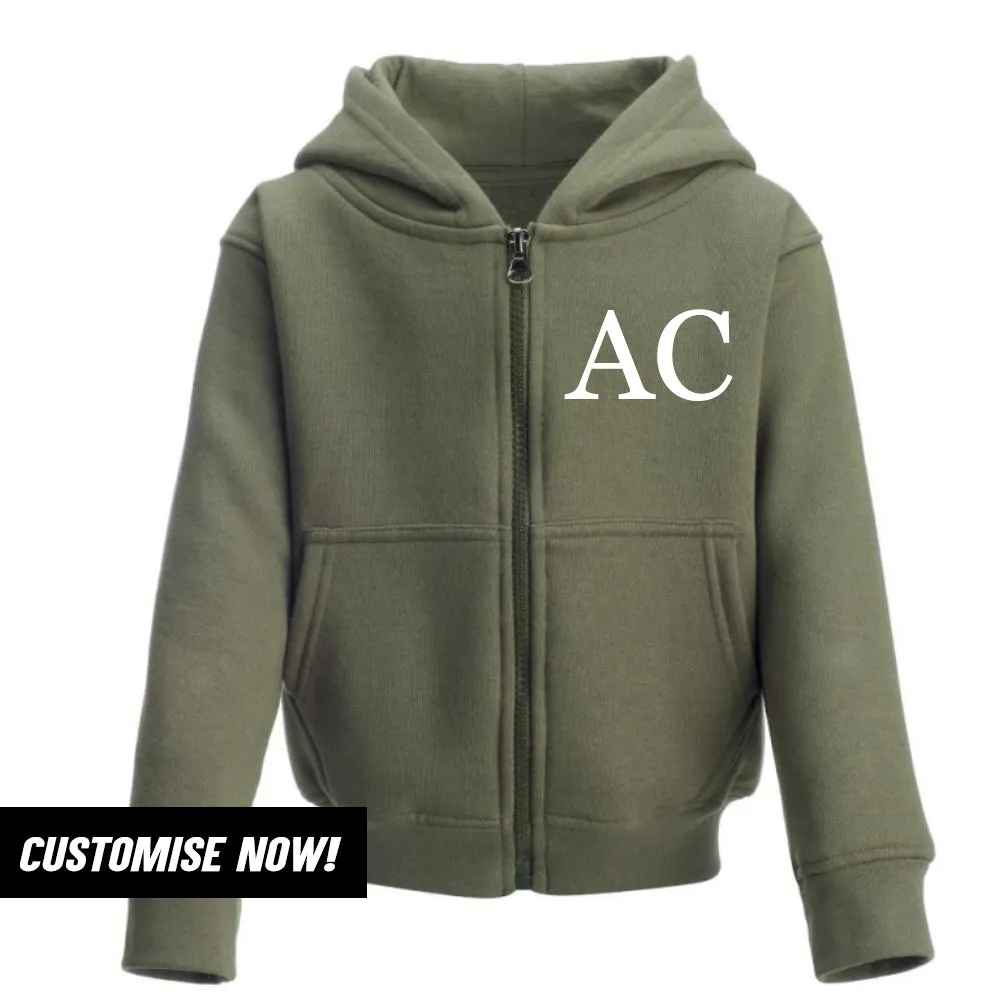 Personalised Brooklyn Zip-Hoodie Fleece Top (MRK X)