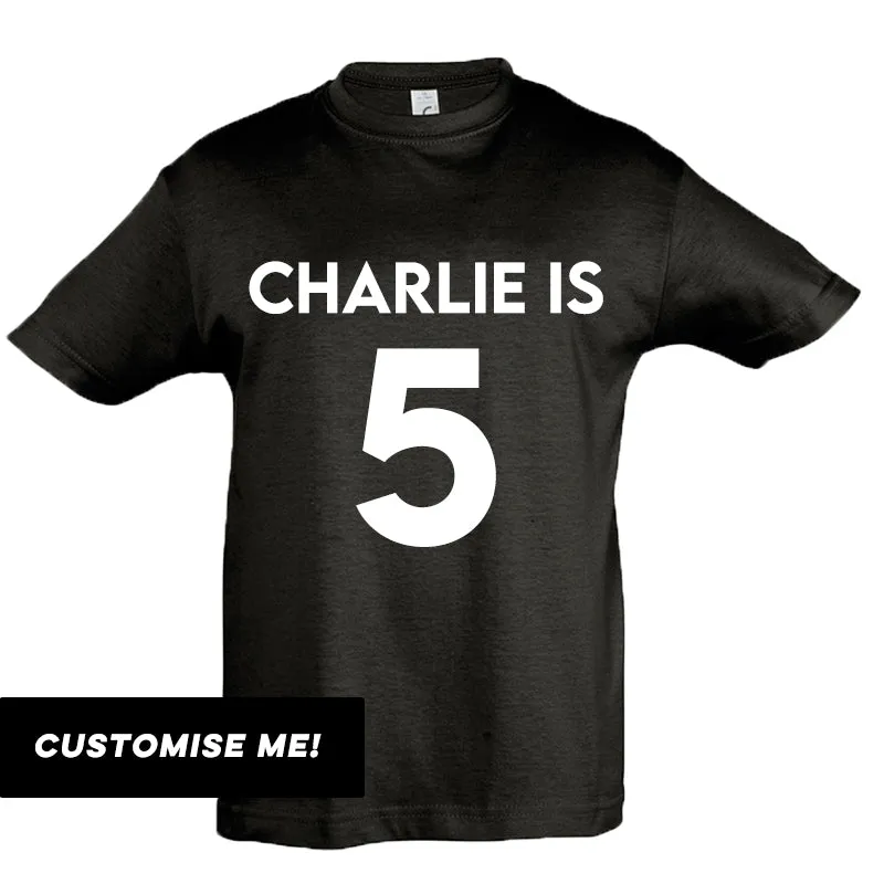 Personalised Classic Name & Year T-Shirt (MRK X)