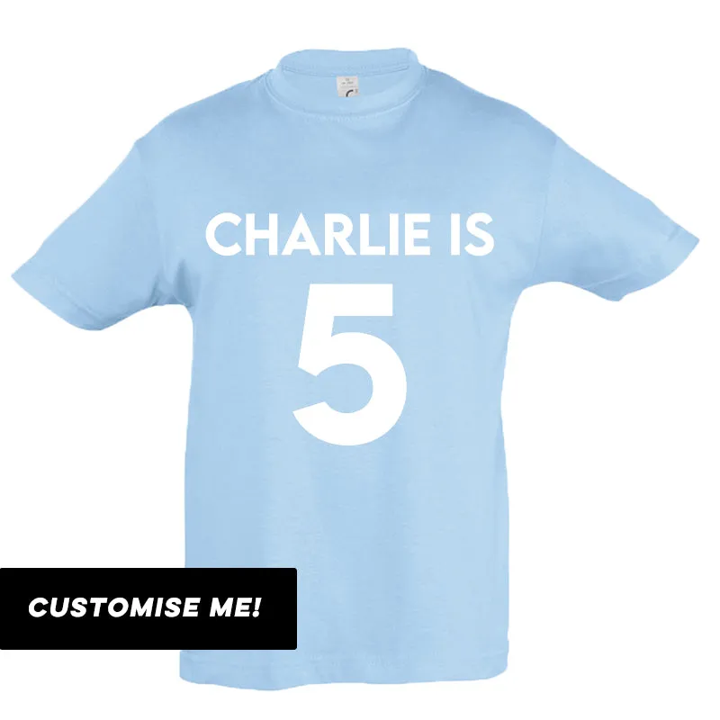 Personalised Classic Name & Year T-Shirt (MRK X)