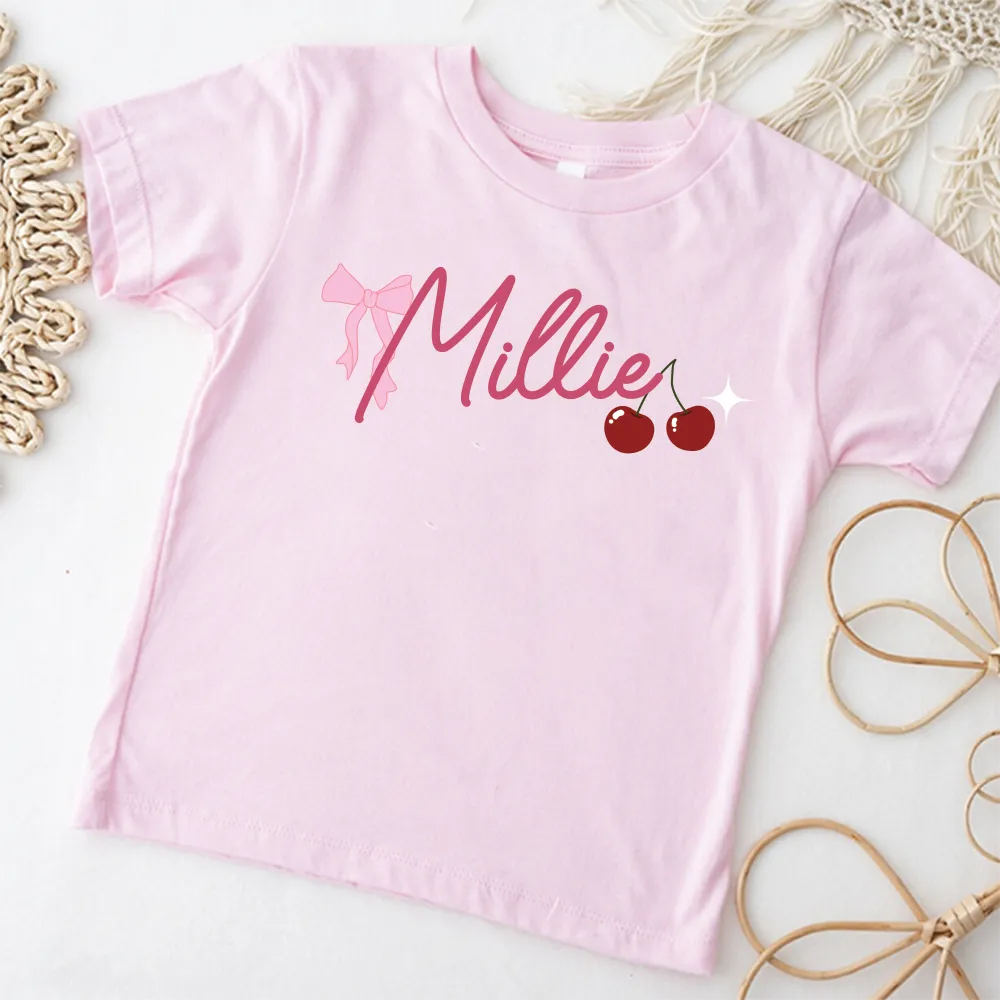 Personalised Coquette Summer Kids T-shirt