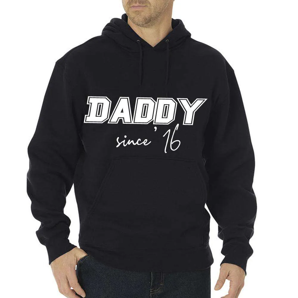 Personalised Daddy & Daddys Girl Since Hoodies (MRK X)