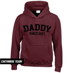 Personalised Daddy Since Hoodie (MRK X) Grandparent Clothing - senior fashion cheap