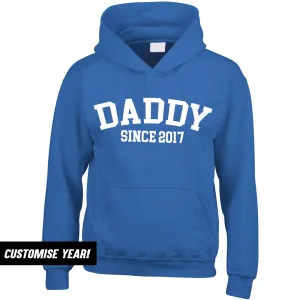 Personalised Daddy Since Hoodie (MRK X) Grandparent Clothing - senior fashion cheap