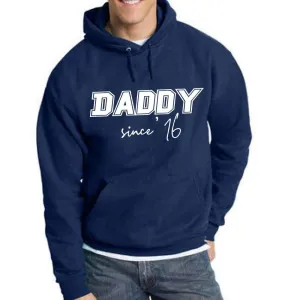 Personalised Daddy Since Hoodie (MRK X) daddy outfits clearance