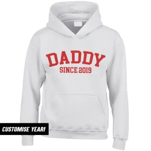 Personalised Daddy Since Hoodie (MRK X) Grandparent Clothing - senior fashion cheap