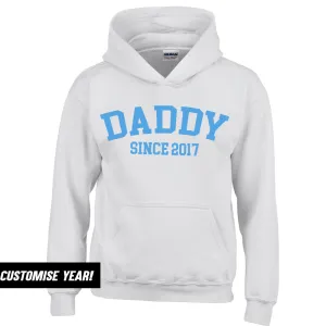 Personalised Daddy Since Hoodie (MRK X) Grandparent Clothing - senior fashion cheap