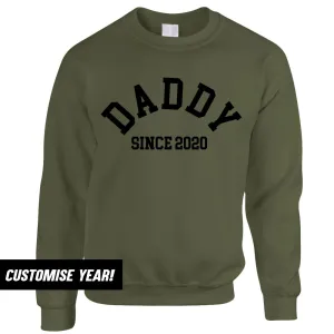 Personalised Daddy Since Sweatshirt (MRK X) daddy outfits clearance