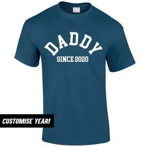 Personalised Daddy Since T-Shirt (MRK X) Grandparent Clothing - senior fashion cheap