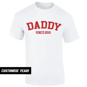 Personalised Daddy Since T-Shirt (MRK X) Grandparent Clothing - senior fashion cheap