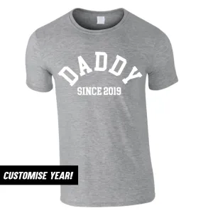 Personalised Daddy Since T-Shirt (MRK X) Grandparent Clothing - senior fashion cheap