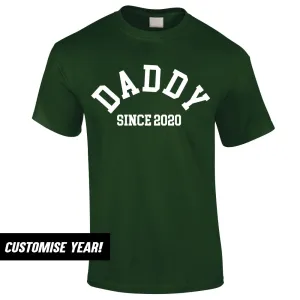 Personalised Daddy Since T-Shirt (MRK X) Grandparent Clothing - senior fashion cheap