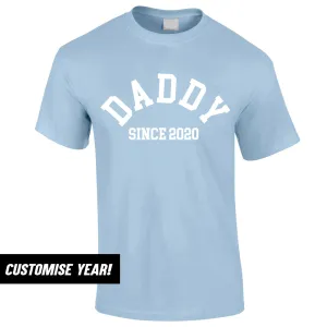 Personalised Daddy Since T-Shirt (MRK X) Grandparent Clothing - senior fashion cheap