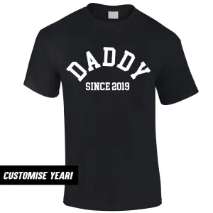 Personalised Daddy Since T-Shirt (MRK X) Grandparent Clothing - senior fashion cheap
