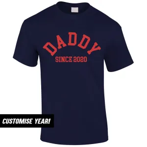 Personalised Daddy Since T-Shirt (MRK X) daddy outfits clearance