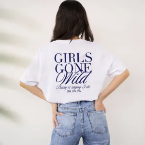 Personalised Girls Gone Wild Hen Matching Oversized T-Shirts pregnancy jeans best price