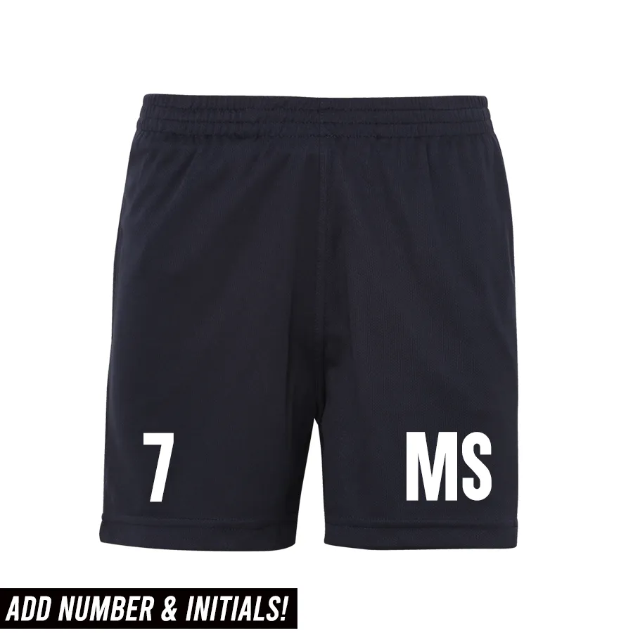 Personalised Glory Initial & Number Poly Short  (MRK X)