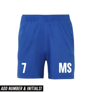 Personalised Glory Initial & Number Poly Short  (MRK X) discount boys clothing