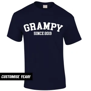 Personalised Grampy Since T-Shirt (MRK X) mens dad clothes online
